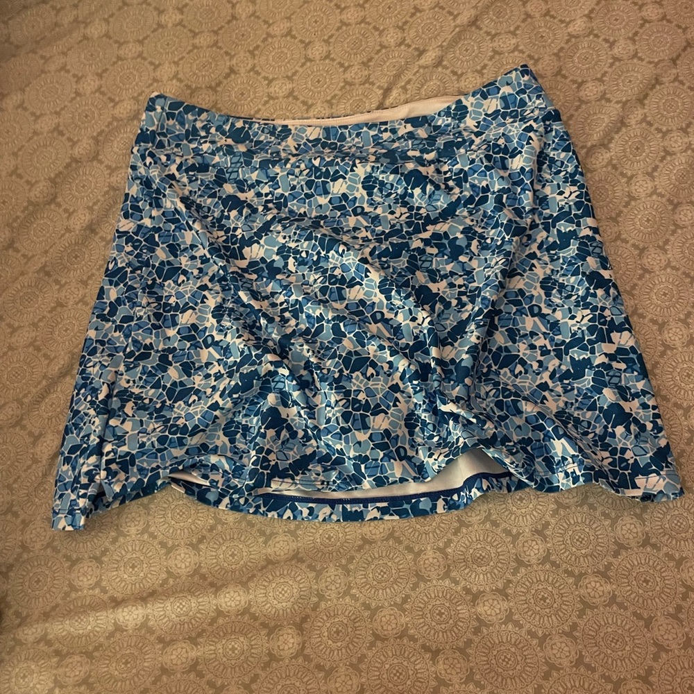 Blue tennis skirt
